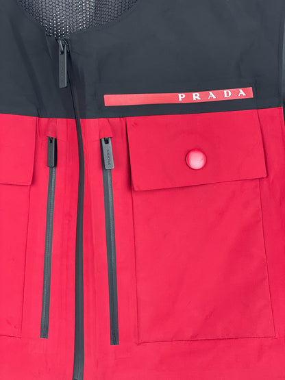 Prada Extreme-Tex Waterproof Cropped Cargo Shell Vest