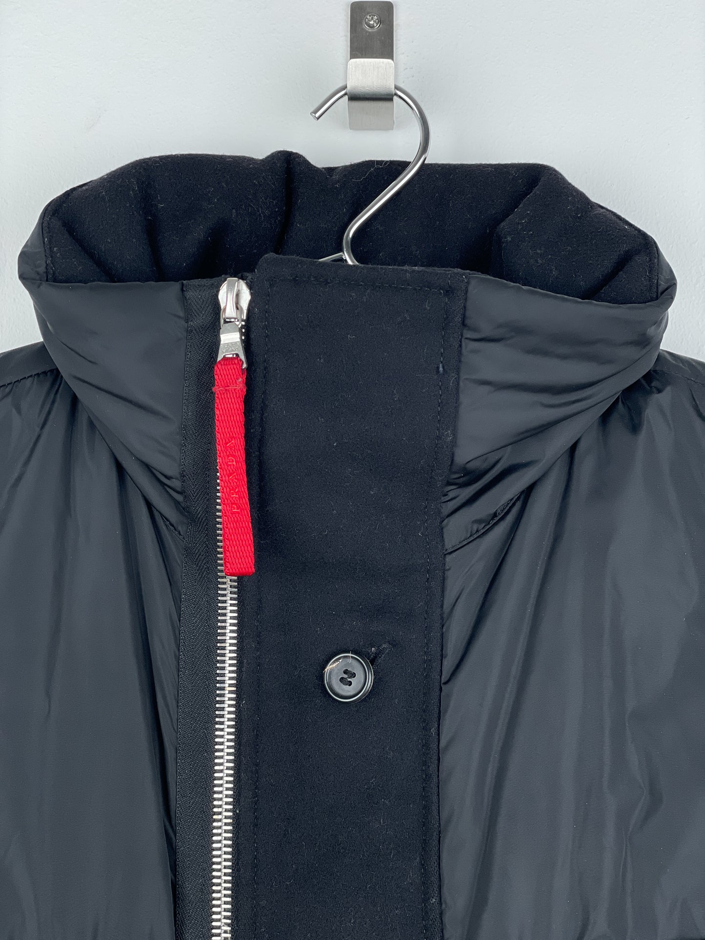 Prada 2000s Military Flak Puffer Jacket