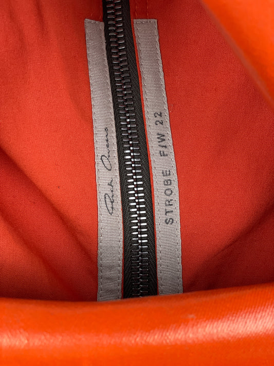 Rick Owens AW22 'Strobe' Coated Denim Prong Mini Dress – photo 10