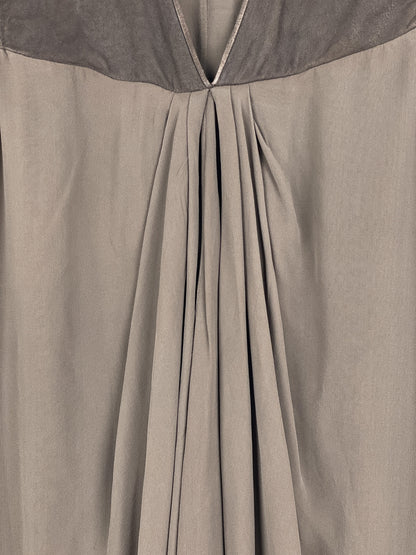 Rick Owens AW13 'Plinth' Hybrid Leather Dress