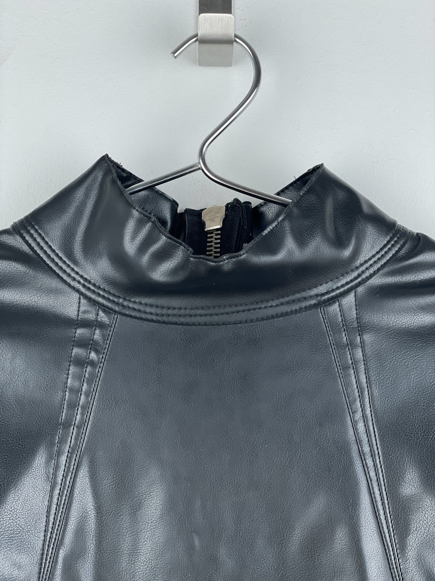 Jean Paul Gaultier 1990s Backzip Bondage Fetish Rubber Top