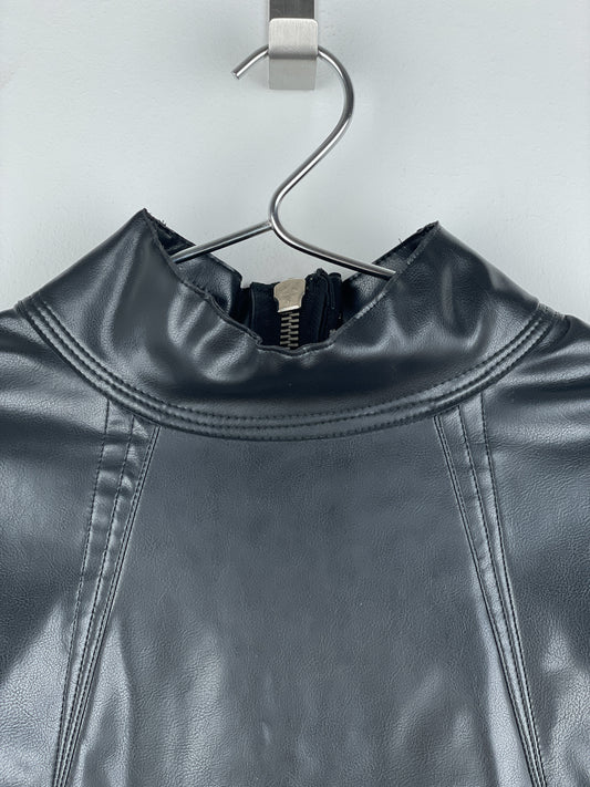Jean Paul Gaultier 1990s Backzip Bondage Fetish Rubber Top – photo 3