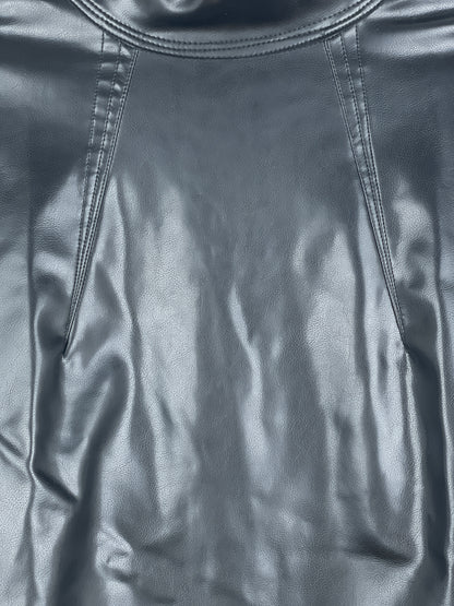 Jean Paul Gaultier 1990s Backzip Bondage Fetish Rubber Top
