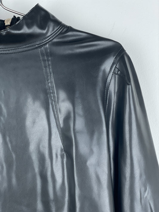 Jean Paul Gaultier 1990s Backzip Bondage Fetish Rubber Top – photo 5
