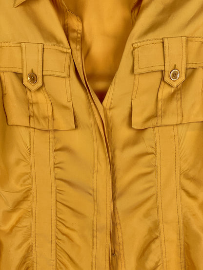 Gucci by Tom Ford 1990s Chest-Pocket Blouse