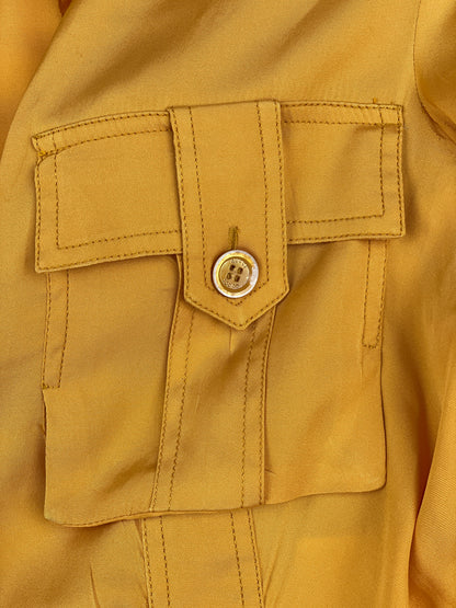 Gucci by Tom Ford 1990s Chest-Pocket Blouse