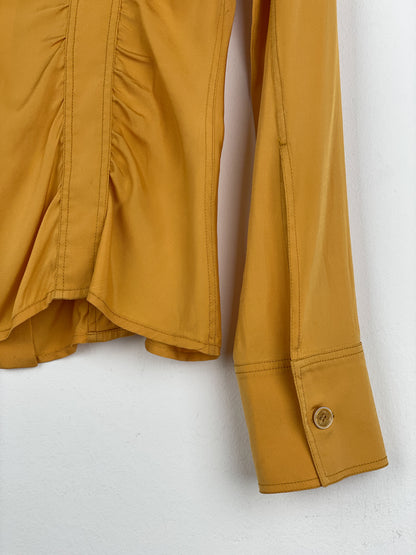 Gucci by Tom Ford 1990s Chest-Pocket Blouse