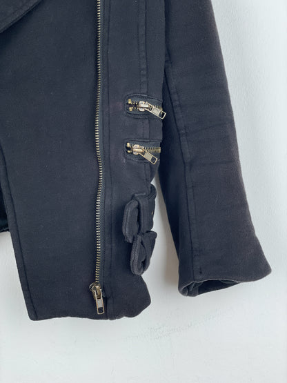 Balmain Military Patch Biker Jacket