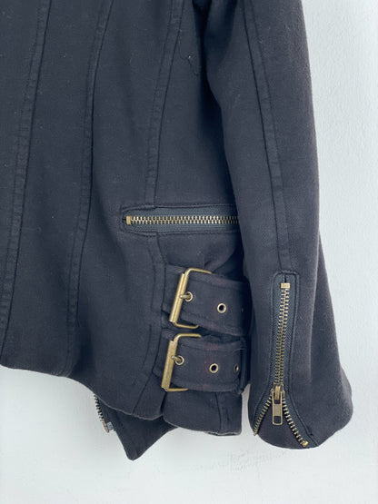 Balmain Military Patch Biker Jacket