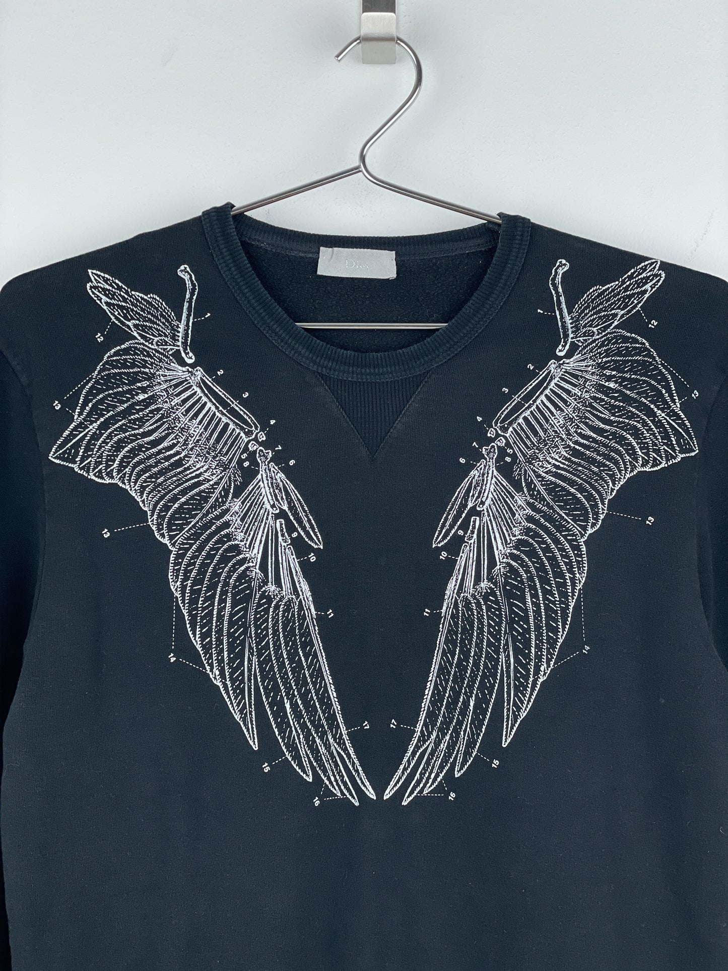 Dior Homme AW07 'Navigate' Inexorable Flight Angel Wing Sweatshirt