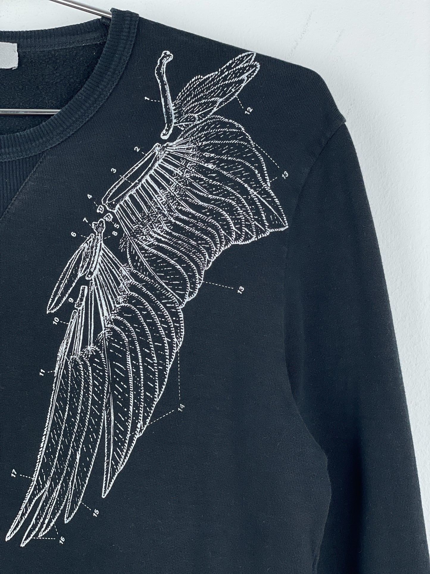 Dior Homme AW07 'Navigate' Inexorable Flight Angel Wing Sweatshirt