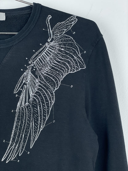 Dior Homme AW07 'Navigate' Inexorable Flight Angel Wing Sweatshirt