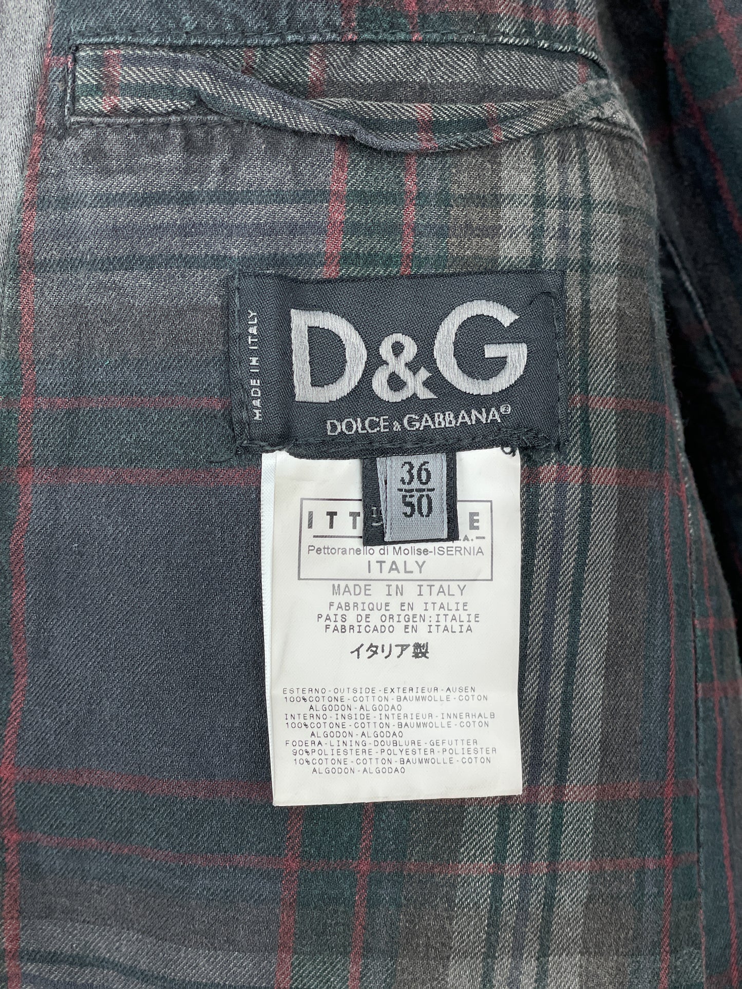 Dolce & Gabbana AW03 Multi-Pocket Cargo Military Coat