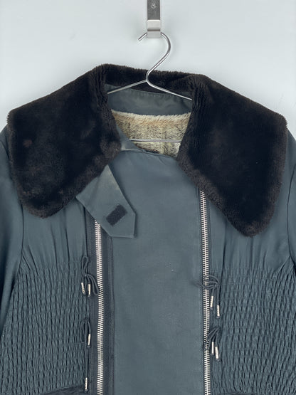 Jean Paul Gaultier AW89 'Femmes entre Elles' Zipper Fur Coat