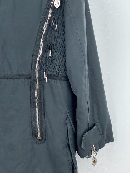 Jean Paul Gaultier AW89 'Femmes entre Elles' Zipper Fur Coat
