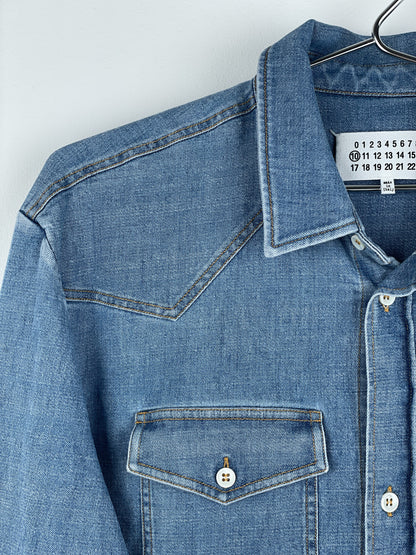 Maison Margiela SS15 Western Denim Button-Up Shirt