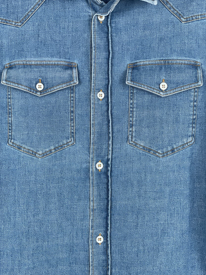 Maison Margiela SS15 Western Denim Button-Up Shirt