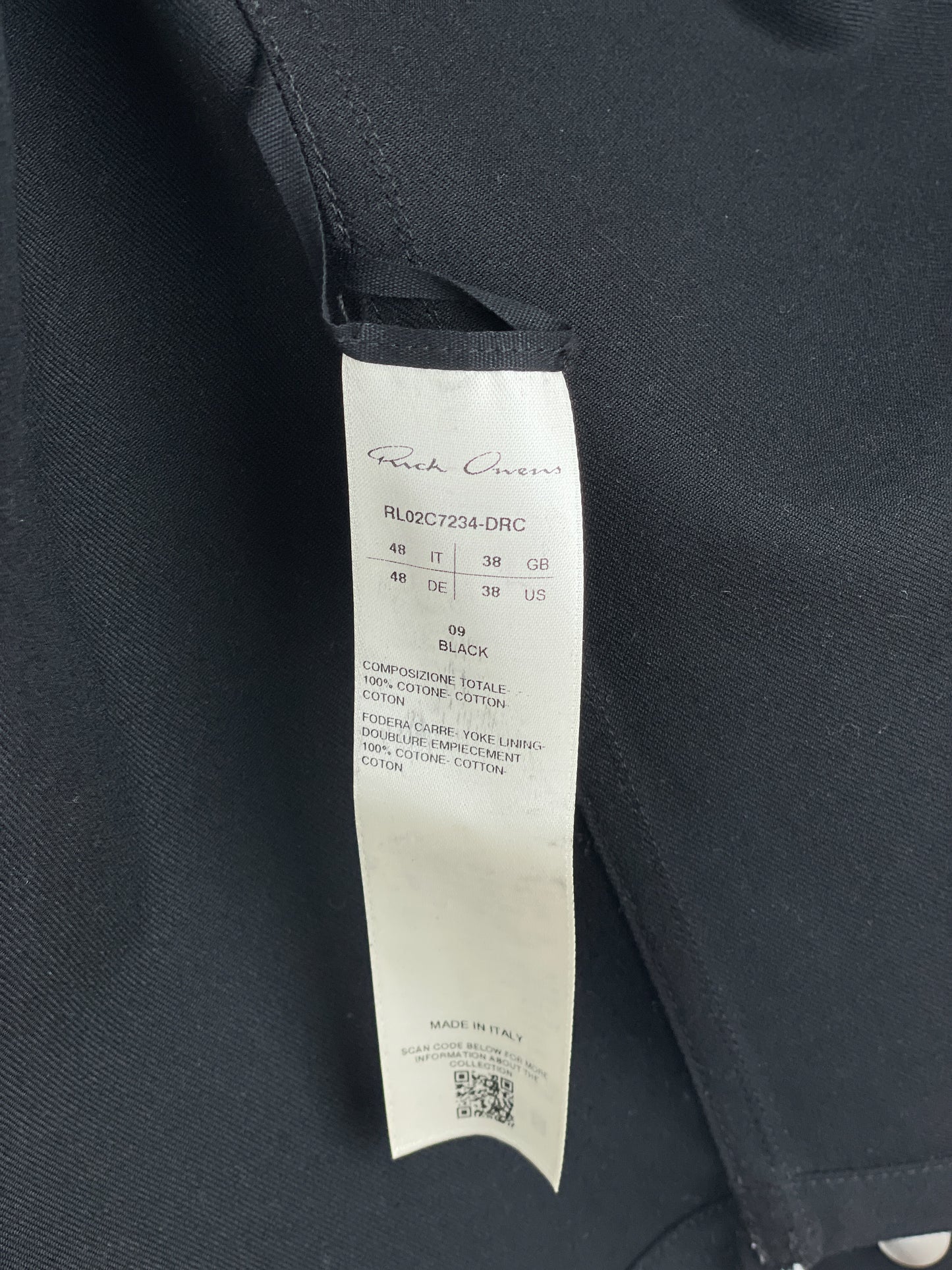 Rick Owens AW24 'Porterville' Overshirt