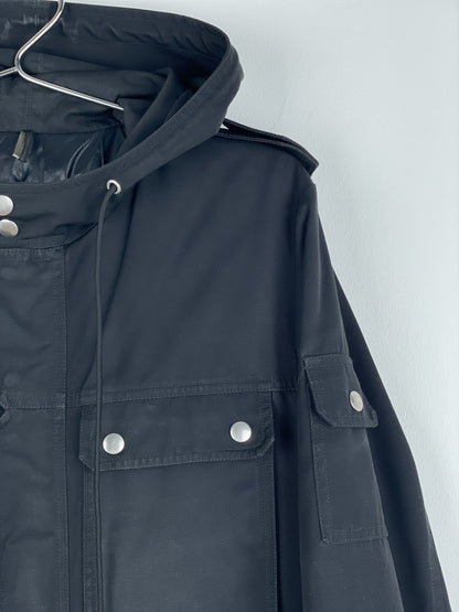 Dior Homme AW07 'Navigate' Multi-Pocket Military Parka Coat