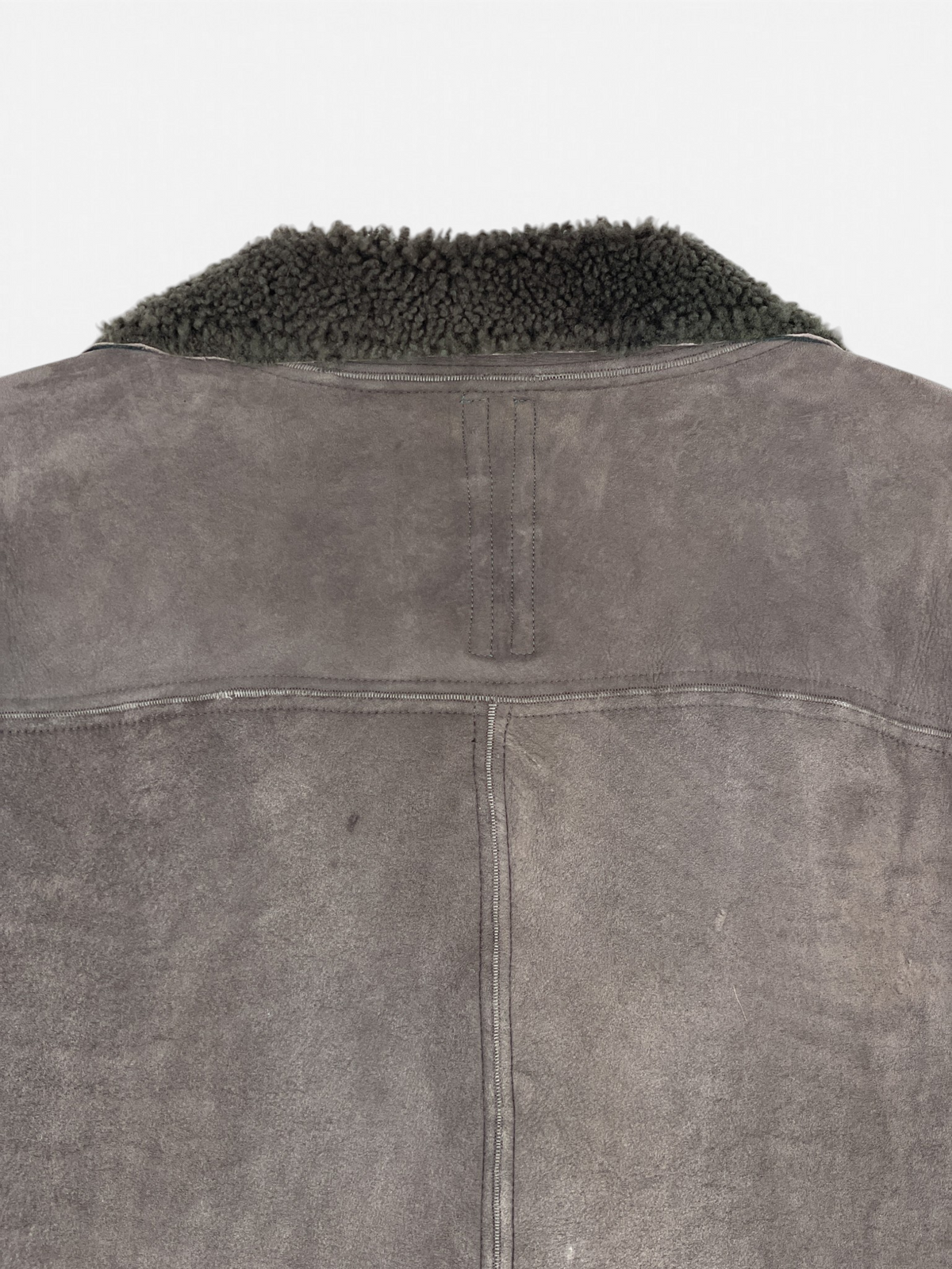 Rick Owens Sample Shearling Leather Coat