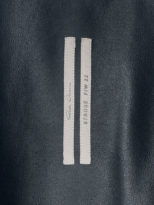 Rick Owens AW22 'Strobe' Leather Porterville Overshirt – photo 18