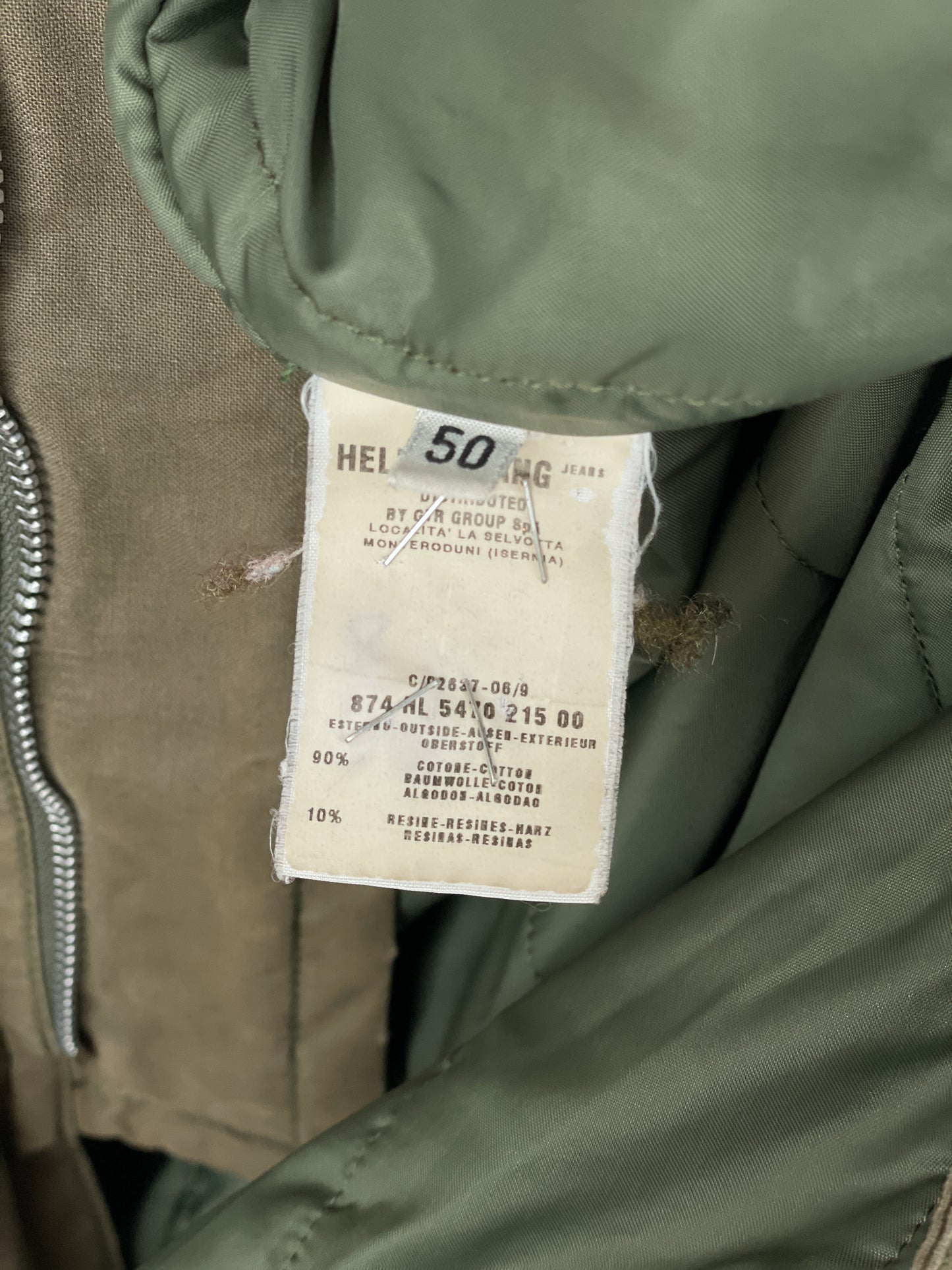 Helmut Lang AW99 Astro Biker Parka Coat