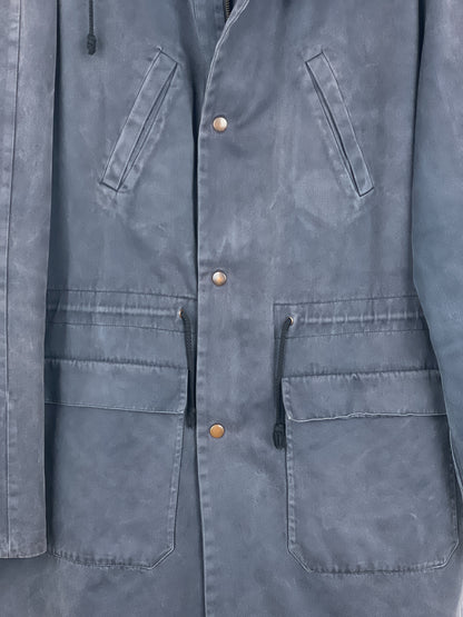 Raf Simons AW03 'Closer' Peter Saville Collage Backprint Parka