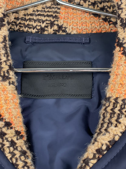Prada AW21 Oversized Knit MA-1 Bomber Jacket