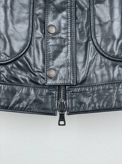 Balmain SS10 Decarnin Bondage Strap Militant Leather Jacket