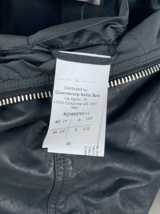 Rick Owens SS16 'Cyclops' Draped Ripple Leather Bomber Jacket – photo 19