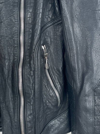 Balmain x H&M AW15 Double-Zipper Biker Leather Jacket