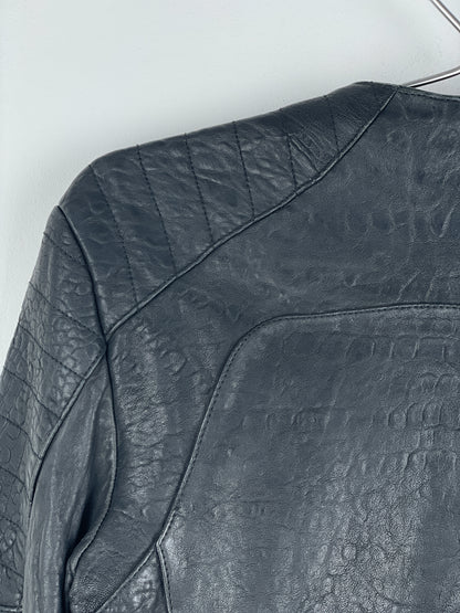 Balmain x H&M AW15 Double-Zipper Biker Leather Jacket