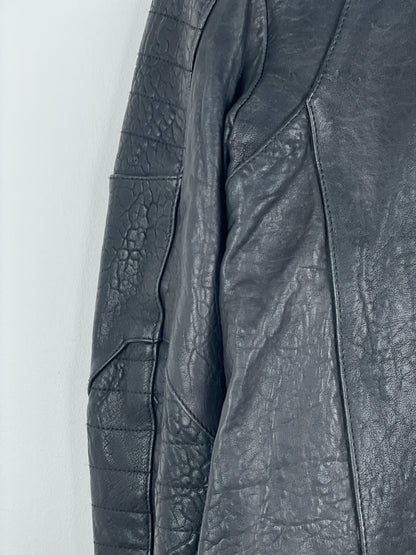 Balmain x H&M AW15 Double-Zipper Biker Leather Jacket