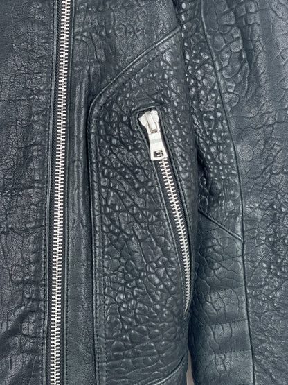 Balmain x H&M AW15 Double-Zipper Biker Leather Jacket