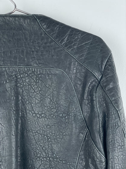 Balmain x H&M AW15 Double-Zipper Biker Leather Jacket