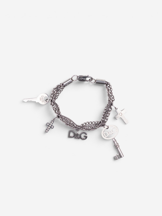 Dolce & Gabbana 2000s Multi Charm Bracelet – front view