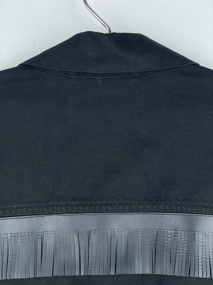 Raf Simons SS23 Big Fit Tassel Studded Denim Jacket