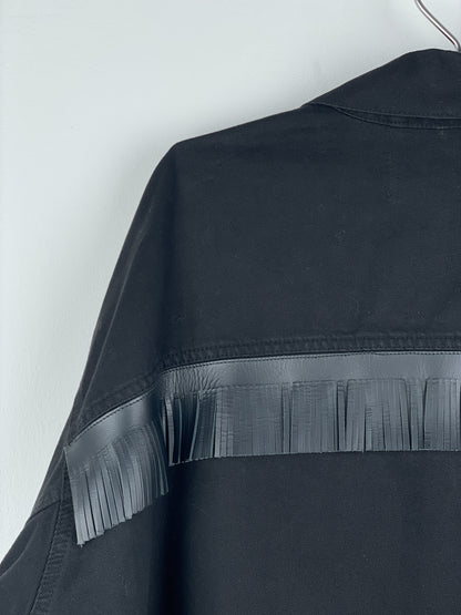 Raf Simons SS23 Big Fit Tassel Studded Denim Jacket