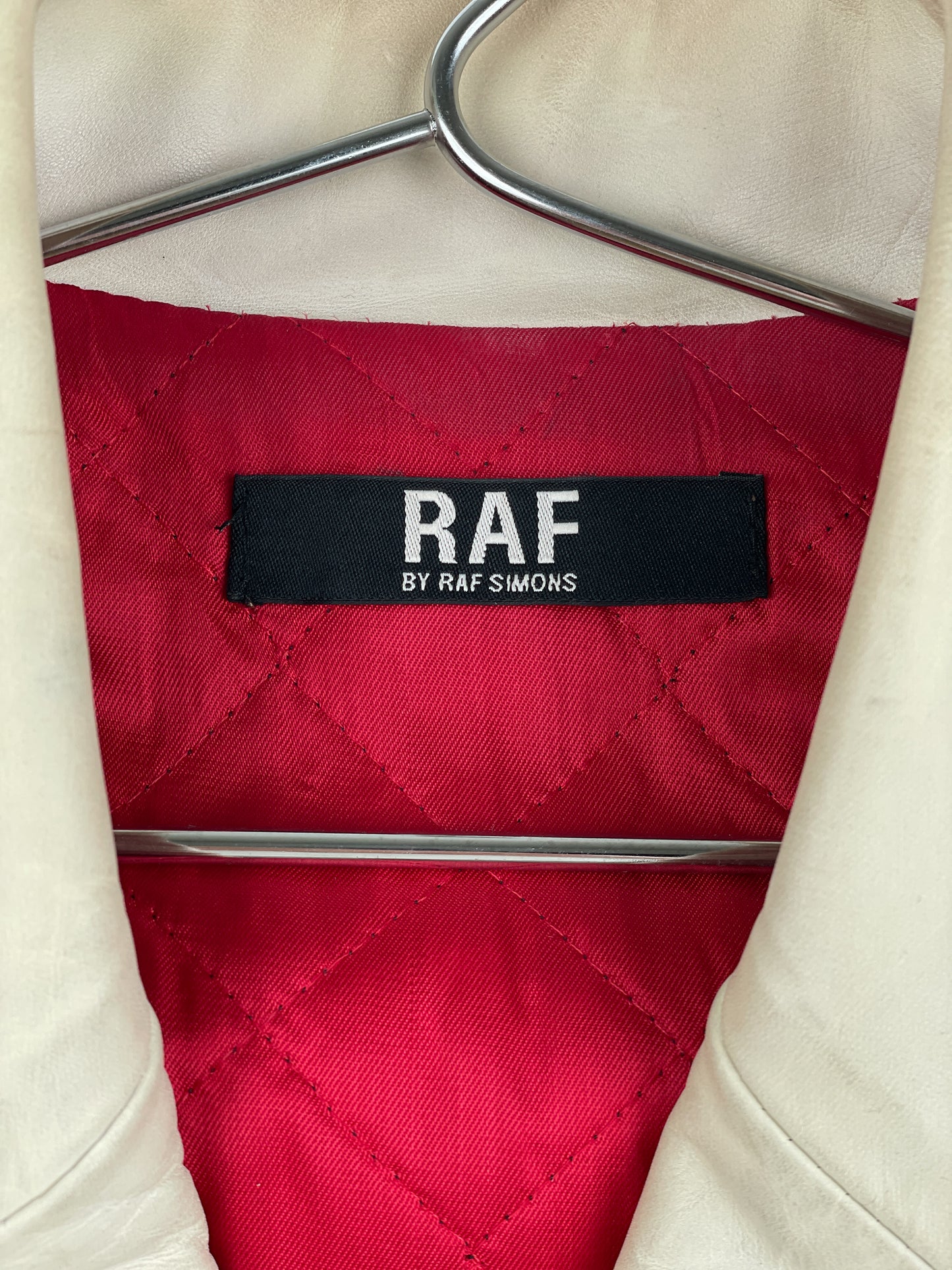 RAF by Raf Simons AW05 Sleeveless Leather Moto Biker Vest