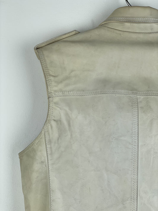 RAF by Raf Simons AW05 Sleeveless Leather Moto Biker Vest – photo 12