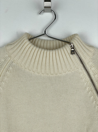 Dolce & Gabbana AW03 Spiral-Zip Knit Sweater