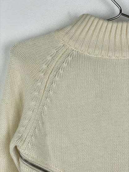 Dolce & Gabbana AW03 Spiral-Zip Knit Sweater