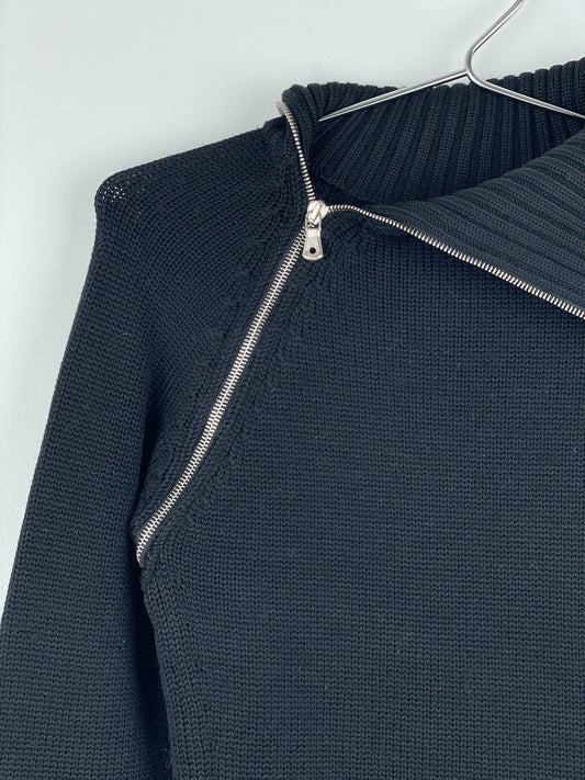 Dolce & Gabbana AW03 Spiral Zip Knit Turtleneck Sweater – photo 5