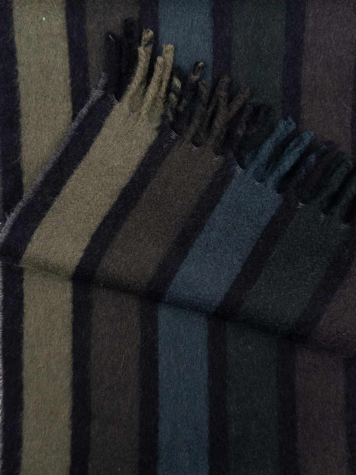 Prada AW07 Fuzzy Striped Scarf – photo 5