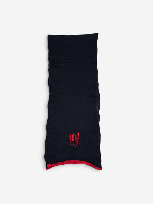 Dior by Galliano SS02 Fuzzy ‘Gothic’ Logo Embroidery Scarf – photo 3