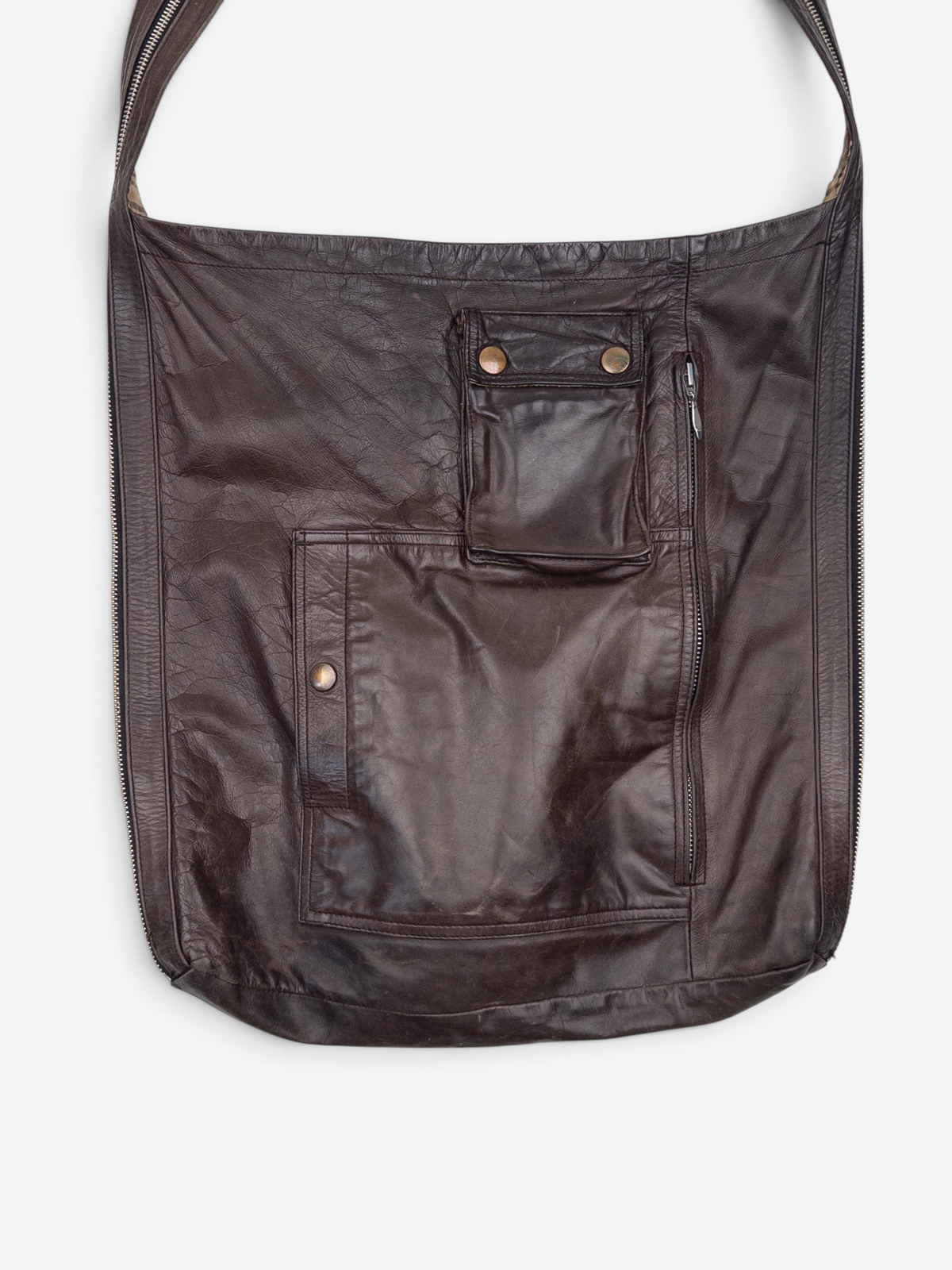 Dries van Noten Leather Backzip Cargo Crossbody Bag – photo 2