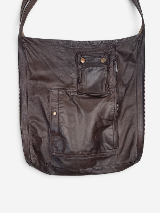 Dries van Noten Leather Backzip Cargo Crossbody Bag – photo 2