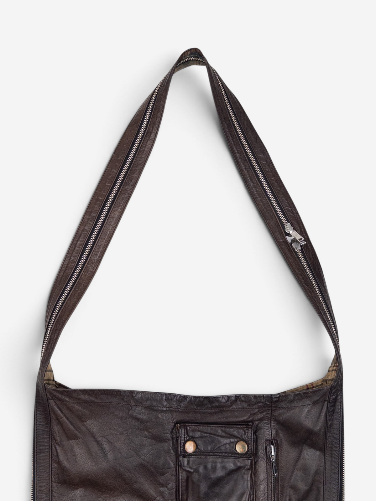 Dries van Noten Leather Backzip Cargo Crossbody Bag – photo 3