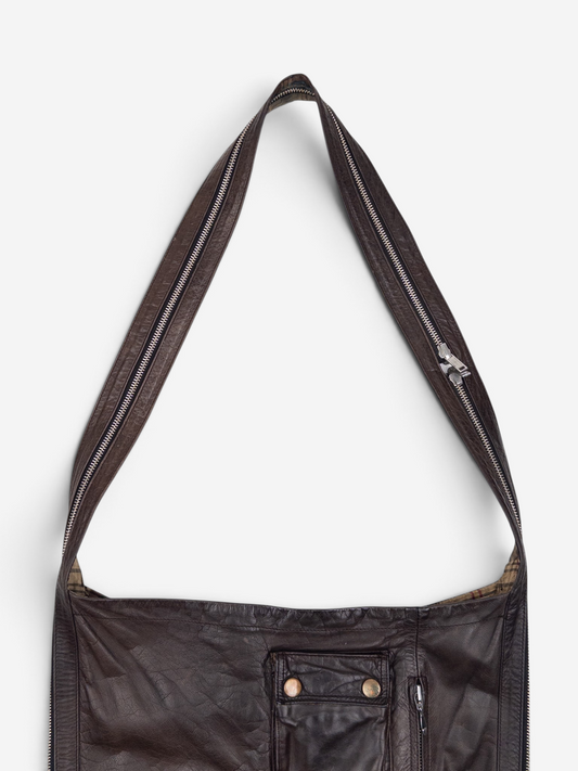 Dries van Noten Leather Backzip Cargo Crossbody Bag – photo 3