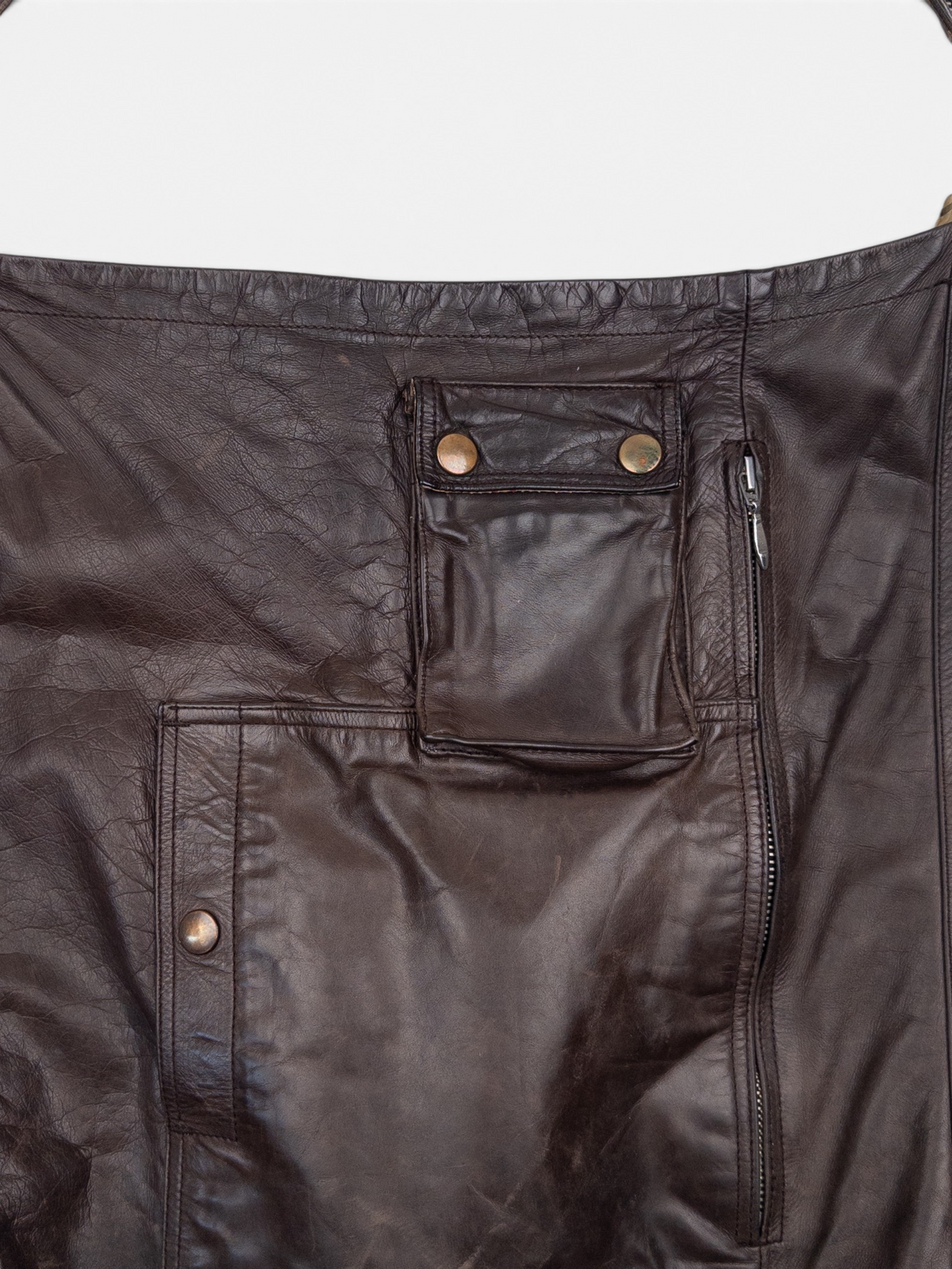 Dries van Noten Leather Backzip Cargo Crossbody Bag – photo 4